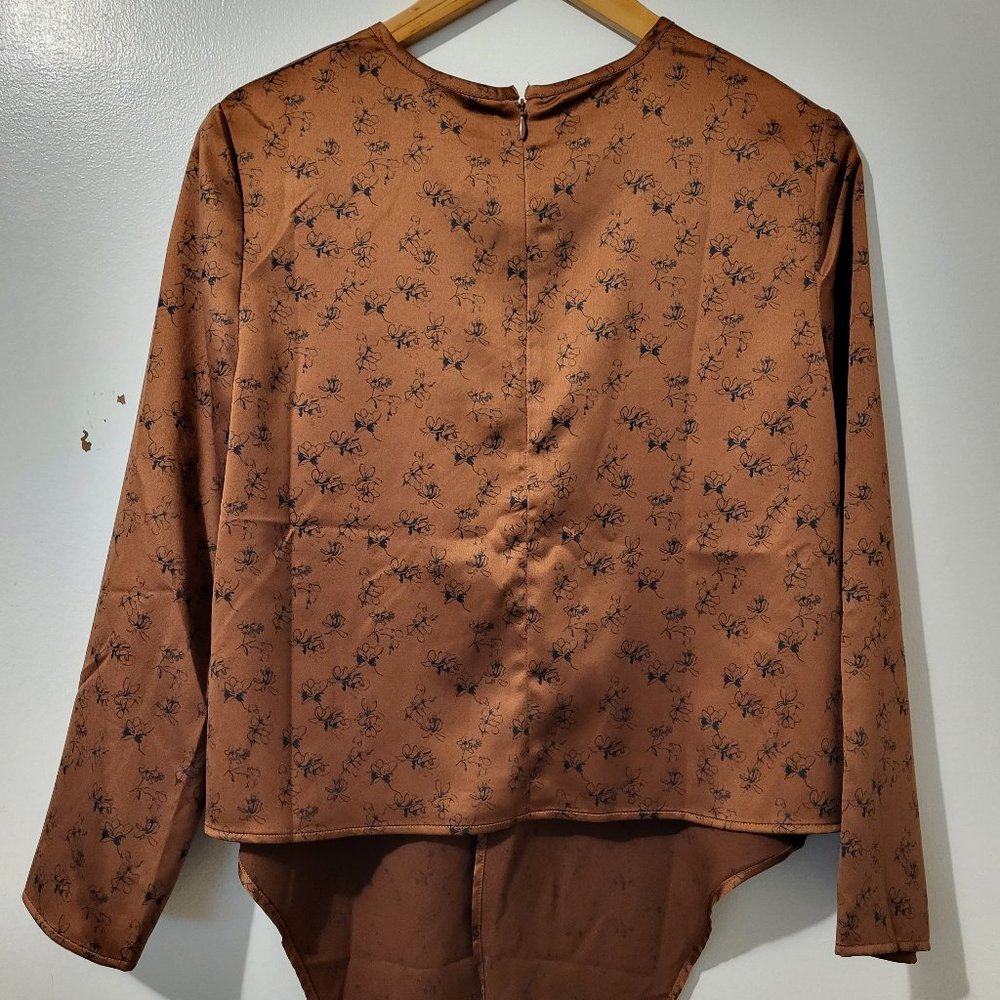 Oak + Fort floral blouse